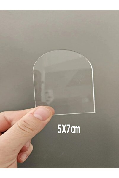SeHa Design SeHa Pleksi Akrilik 10 Adet şeffaf radüslü 7x5cm süslemeye uygun ...