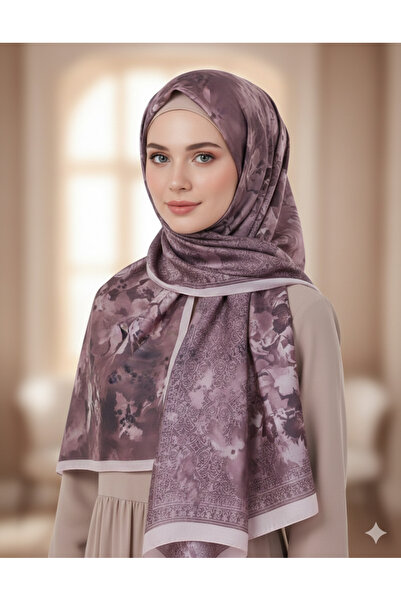 REMOMODA Patterned Floral Model Shawl Italian Soft Shawl High Quality