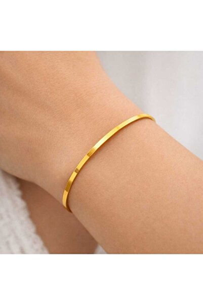 Bittox Ajda Bracelet Gold Color Thin Stainless Steel Bracelet-Classic Ajda Br...