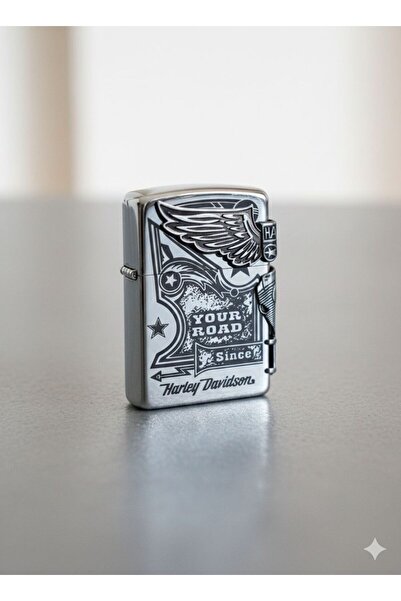 AZİMKARTİCARET BENZİNLİ KABARTMALI İLĞİNÇ DESENLİ ÇAKMAK