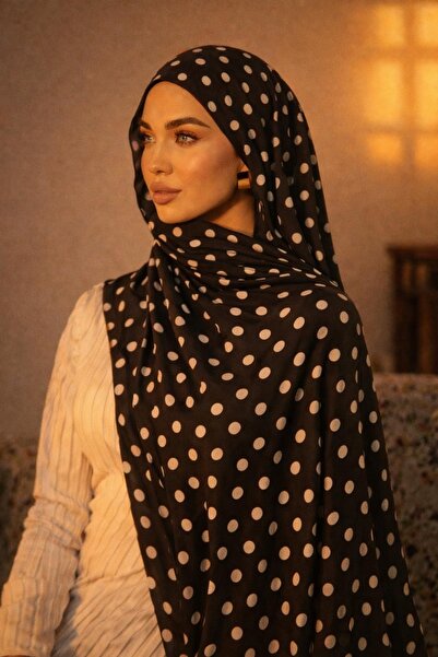 Modesto PUANTİYE ŞAL SİYAH