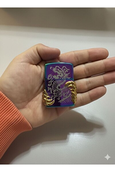 AZİMKARTİCARET BENZİNLİ KABARTMALI İLĞİNÇ DESENLİ ÇAKMAK