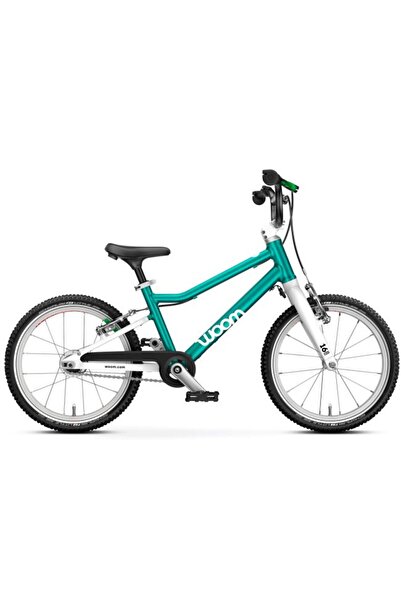 Woom 3 Automagic Go children's bicycle with 16" wheels – Metallic Turquoise P...