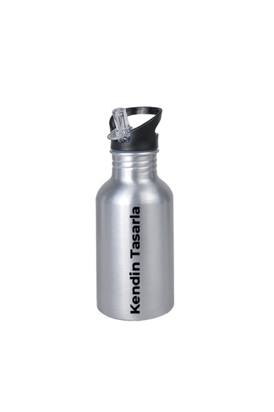 sardes tasarım Bottle with Straw and Clip - 600ml