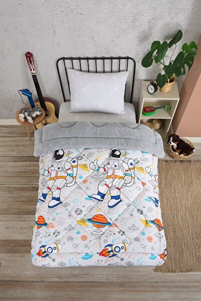 MUK's Σετ παπλωμάτων Welsoft διπλής όψης Premium με ειδική τσάντα και μονή μα...