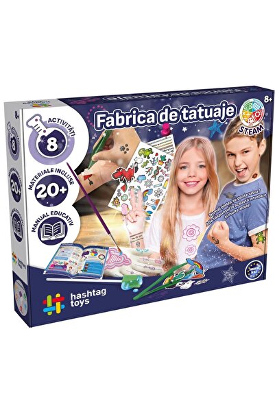 Hashtag Toys Set de fabrică de tatuaje