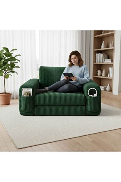 Puftic MAHAL MİNİ Konforun En Şık Hali Koltuk Berjer Tamamen Sünger Yıkanabil...