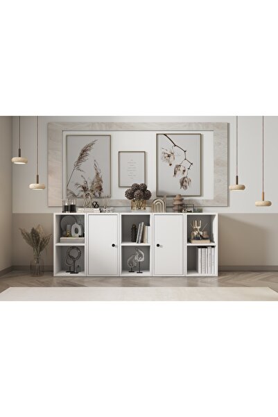 nettrends.net the new trend of shopping Yatay Tasarım Modüler TV Ünitesi Yanı...