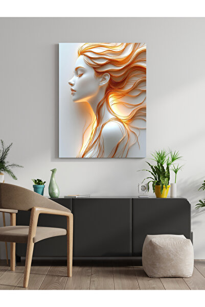 visdora Модерни жени Платно за рисуване Декорация за домашен офис и кухня Пла...