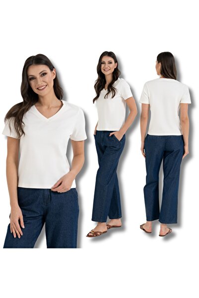 MORAJ WOMEN'S CLASSIC COTTON T-SHIRT COMFORTABLE PLAIN