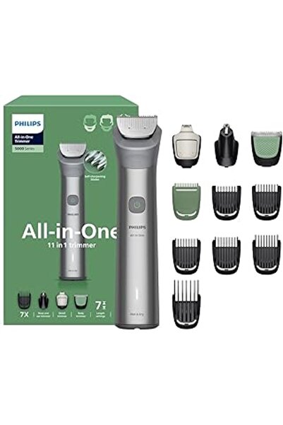 SHC42000 All-In-One Trimmer 5000 Serisi Mg5932/15, 11'I 1 Arada Erkek Bakım S...