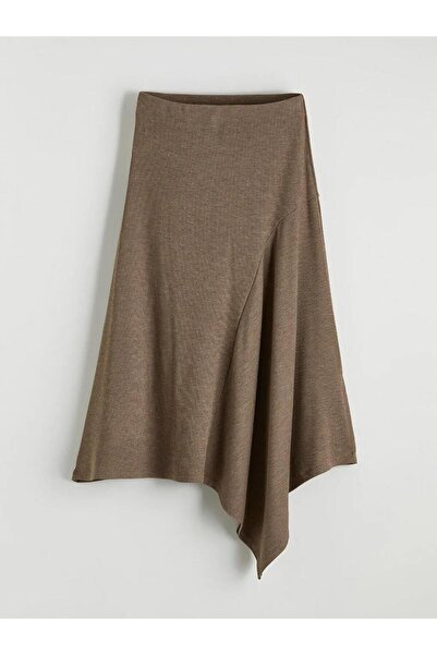 LC Waikiki Elastic Waist Asymmetrical Cut Skirt (S6)