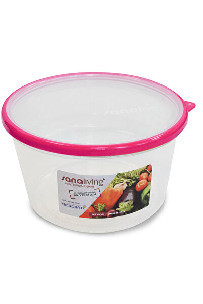 Omada Cutie de Conservare d.18x10,5 cm/1,6L SanaLiving - capac Fucsia
