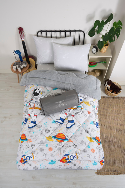 MUK's Σετ υπνοδωματίου Premium διπλής όψης Welsoft με σεντόνι και μαξιλάρι σε...