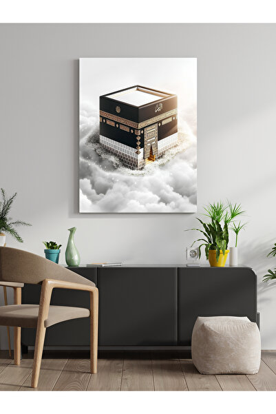 visdora Διακοσμητικός πίνακας τοίχου από καμβά με θέμα την Κάαμπα, Ισλαμικός ...