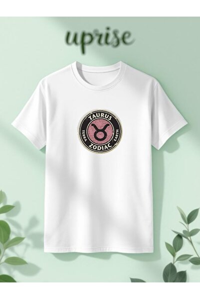 Vordevia Tricou supradimensionat din bumbac imprimat cu astrologie zodiacală ...