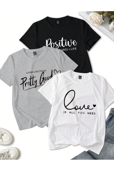 COHERENT Unisex Ανδρικό/Γυναικείο PRETTY GOOD 3-ΤΕΜΑΧΙΑ ΣΕΤ Ειδικά Τυπωμένο Β...