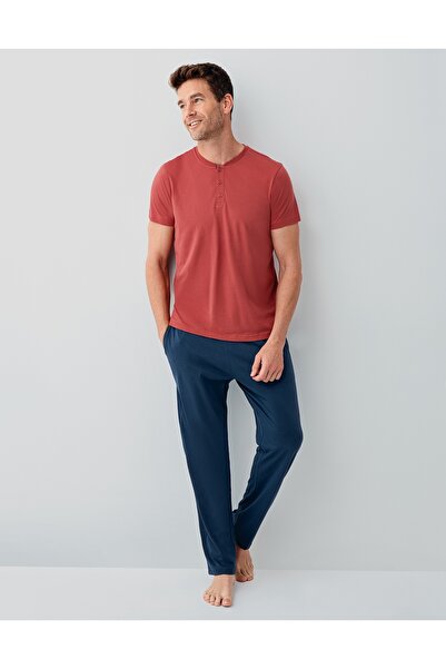 Arnetta Men's Cotton Short Sleeve Collared Buttoned Bermuda/Long Boxed 3-Piec...