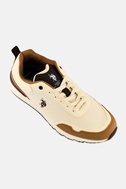 U.S. Polo Assn. Men Lace Up Casual Shoes, Beige