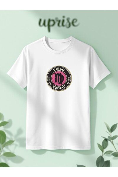 Vordevia Tricou supradimensionat din bumbac imprimat cu astrologie, semnul zo...