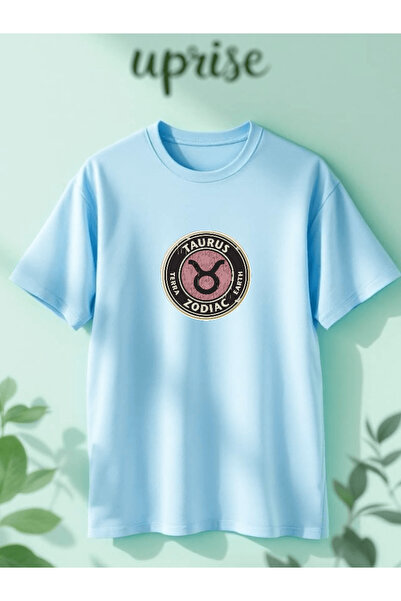 Vordevia Μπλουζάκι Taurus με Αστρολογικό Σχέδιο, Βαμβακερό Oversize