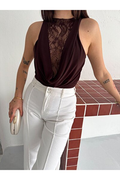 BE CHİC ΓΥΝΑΙΚΕΙΟ ΔΙΑΦΑΝΟ ΟΛΟΒΡΑΓΧΙΟ ΜΕ ΑΝΟΙΧΤΟ ΚΟΛΑΡΟ ΣΤΟ ΜΕΣΟ ΚΑΙ ΠΙΣΩ ΜΕΡΟ...