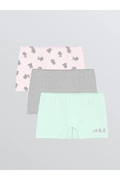 LC Waikiki Patterned Girls' Boxer Briefs 3-Pack (S6)