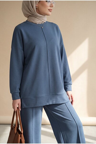 Modamorfo Σετ δύο τεμαχίων με στρογγυλή λαιμόκοψη - πετρέλαιο