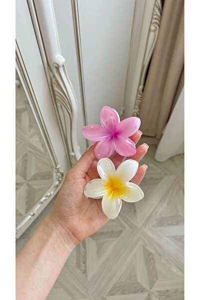 YOYYO Agrafă de păr cu flori de lotus pentru femei, accesoriu de păr de dimen...