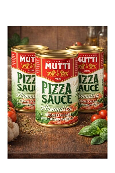 MUTTİ Kekik ve Fesleğenli Pizza Sosu 400 G X 3 ADET