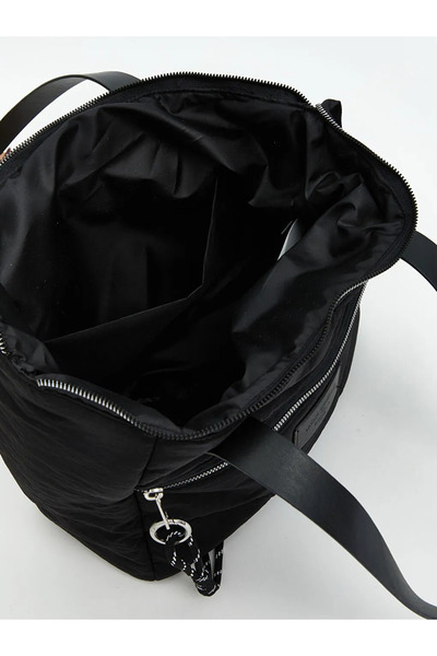 LC Waikiki Black Zippered Women's Shoulder Bag