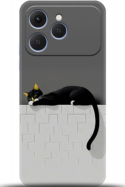 TECNO حافظة سبارك 40 مطبوعة بتقنية HD - أنا عديمة الحماية 5732