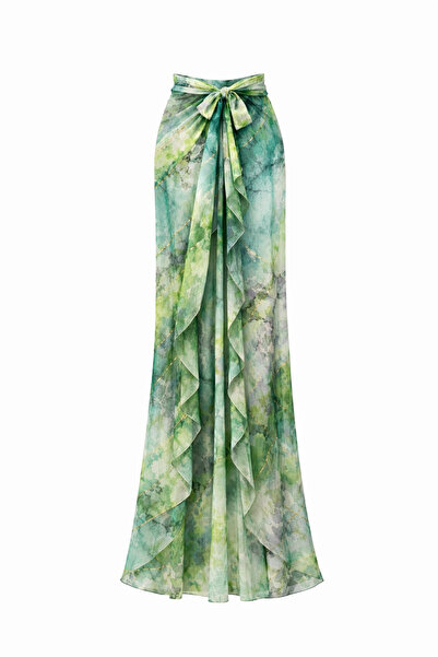 laviyonsa Jungle Large Size Flexible Patterned Pareo & Shawl (200*160 Rectang...