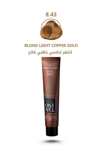 salvatORE Tanino Dye, Light Golden Copper Blonde, Shade 8.43