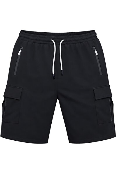 tambattal Large Size Combed Cotton Shorts with Cargo Pockets (Extra Comfortab...