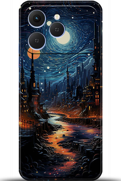 TECNO حافظة سبارك 40 مطبوعة بتقنية HD - أنا عديمة الحماية 5126