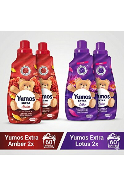Yumoş Balsam de rufe concentrat Yumos Extra Amber X2 + Yumos Extra Lotus X2