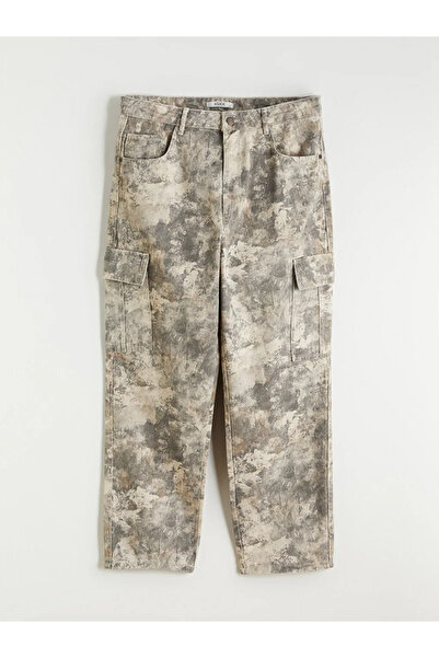 LC Waikiki Gray Standard Fit Men's Cargo Pants