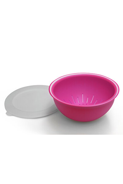 Omada Set Salad bowl + colander + lid d.26 cm / 3.5L SanaLiving - Fuchsia