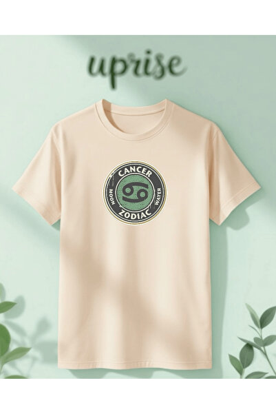 Vordevia Rak Rak Zodijački znak Astrologija Zodijak Štampano Pamuk lu Oversiz...