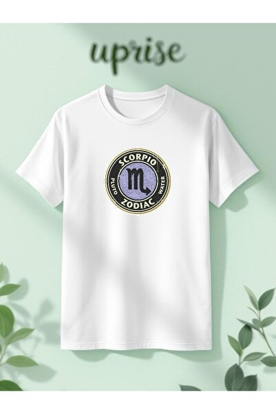 Vordevia Μπλουζάκι με στάμπα Ζώδιο Σκορπιός Αστρολογία Ζώδιο Βαμβακερό Oversize