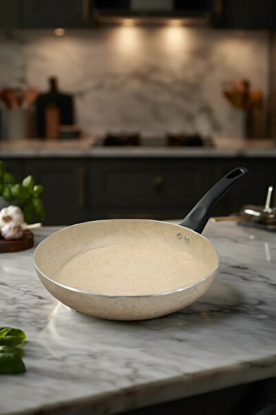 Mirolex Ivory Granite Non-Stick Fry Pan 22 cm | Aluminum, Induction & Gas Com...