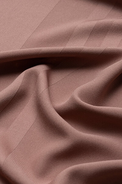 praye Шифоновий шарф з смужками, сухий троянда