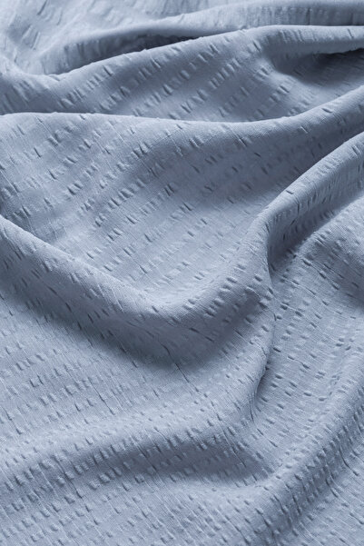 praye Breathable Textured Shawl Blue