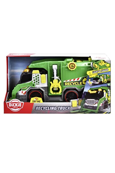 Simba Dickie Toys Camion de reciclare cu lumini și sunete 39 cm