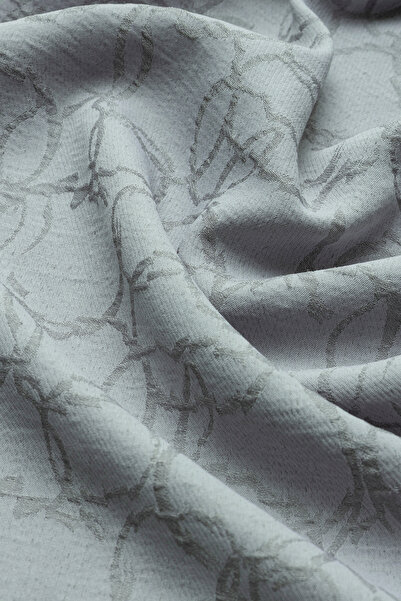 praye Șal cu model inelat, gri