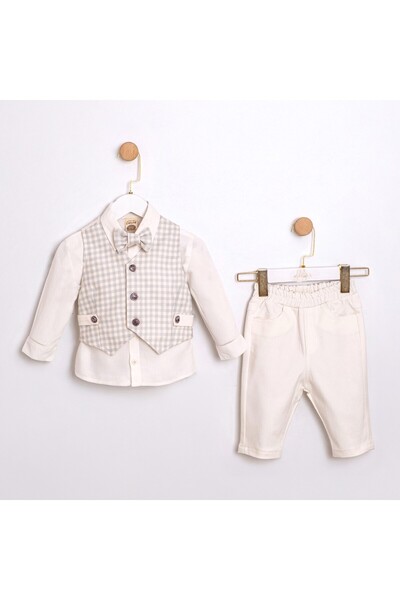 ministok Alex Baby Boy Bow Tie Triple Set