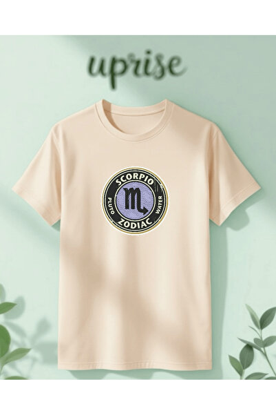 Vordevia Škorpija A Krep Horoskop Astrologija Zodijak Štampano Pamuk lu Overs...