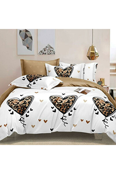 Patul Fine Cotton Linen, Sulphur, Double Bed, 2 Persons, 6 Pieces