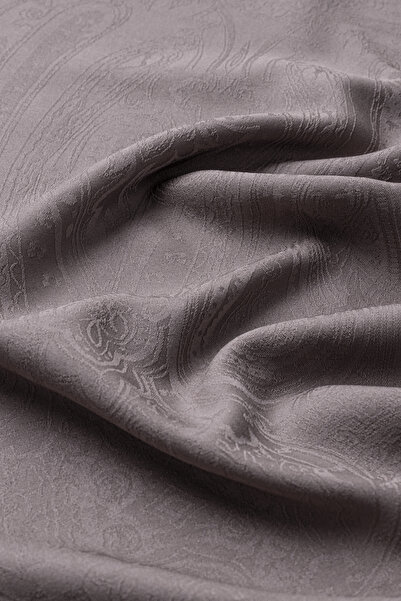 praye Patterned Shiny Shawl Mink